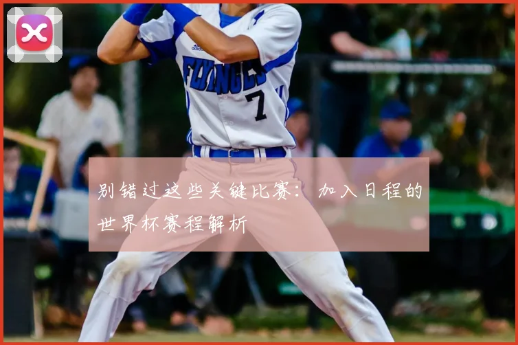 别错过这些关键比赛:加入日程的世界杯赛程解析